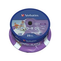 Verbatim 43667 blank DVD 8.5 GB DVD+R DL 25 pc(s) | Quzo