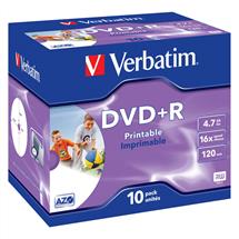 Verbatim DVD+R Wide Inkjet Printable ID Brand | Quzo