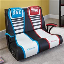 X Rocker Dual Rivals Console gaming chair Upholstered padded seat