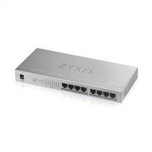 Zyxel GS1008HP Unmanaged Gigabit Ethernet (10/100/1000) Silver Power