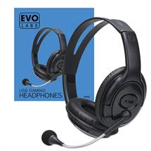 Evo Labs HP02 headphones/headset Wired Head-band Gaming Black