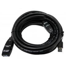 20m USB3 A Male to A Female Active Extension Cable Black